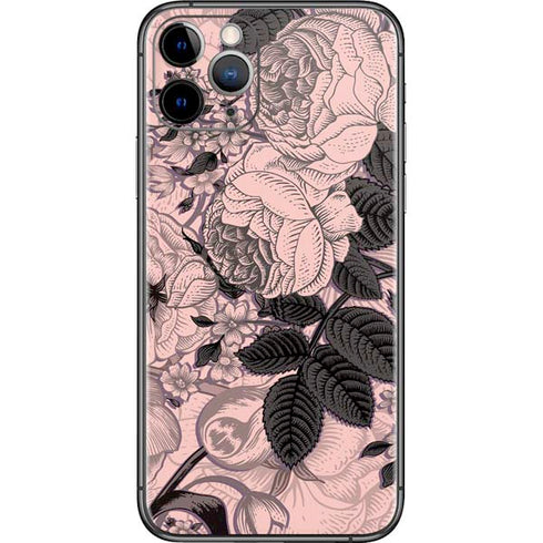 Rose Quartz Floral iPhone 11 Pro Skin